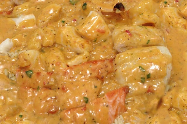 Seafood Newburg.