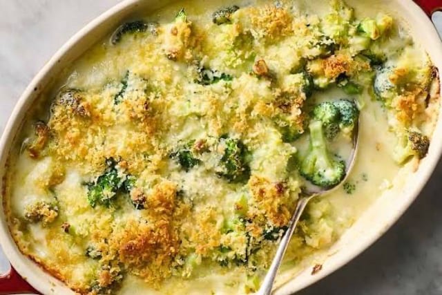 Broccoli Au Gratin.