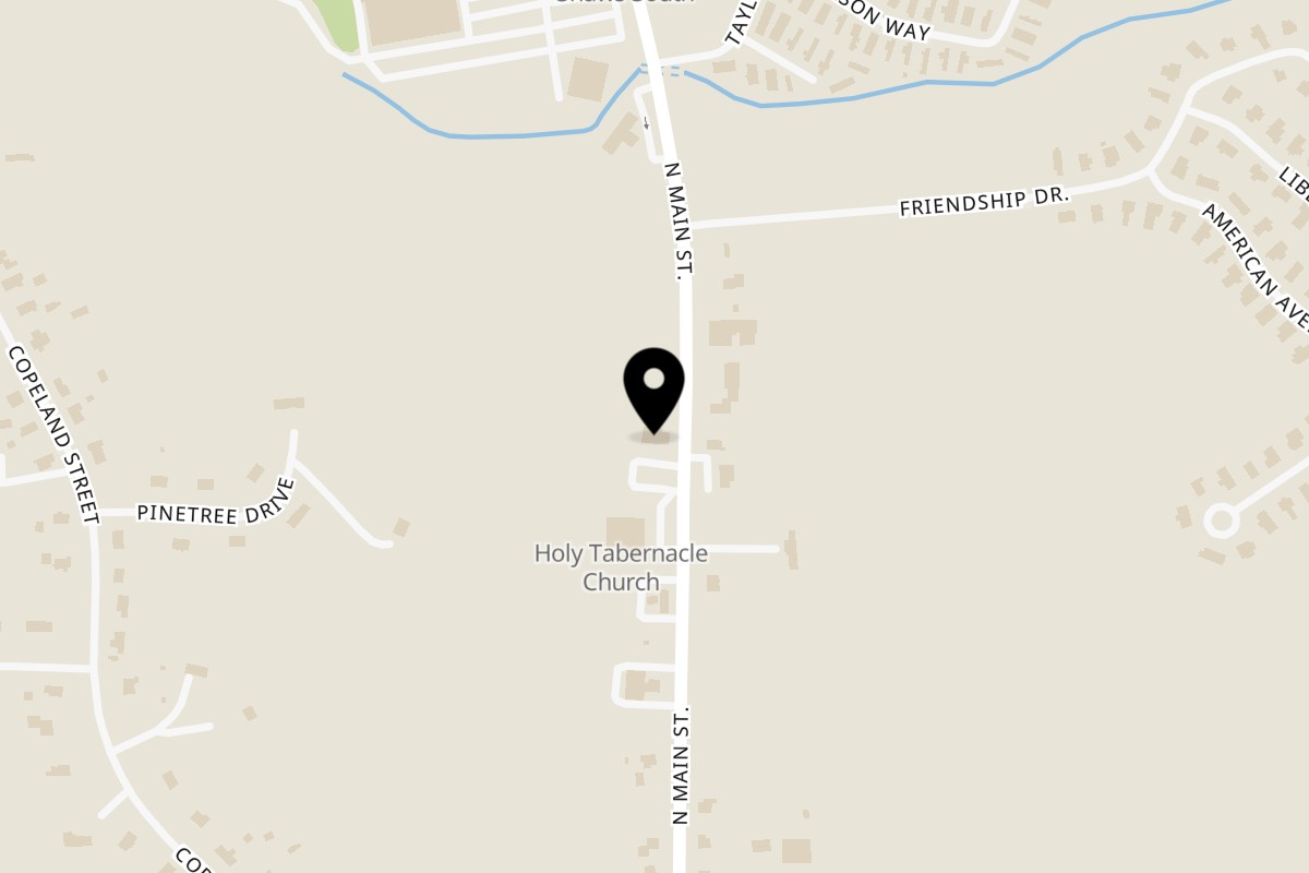 Map showing the location of Hardy on 740 N Main St in West Bridgewater